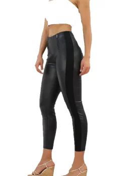 CiSono Ponte PU Leather Leggings