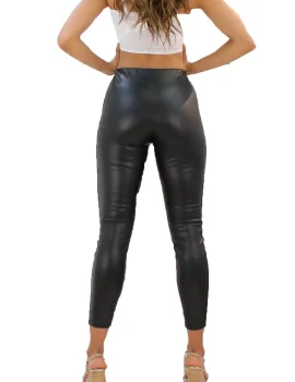 CiSono Ponte PU Leather Leggings