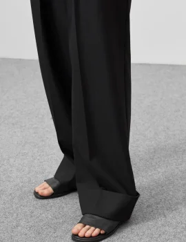 High Waisted Wide Leg Casual Pants