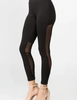 CiSono High waisted workout leggings W/mesh details