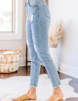 If It’s Meant To Be Medium Wash Skinny Jeans