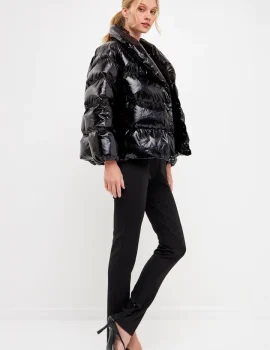 Belted Puffer Jacket