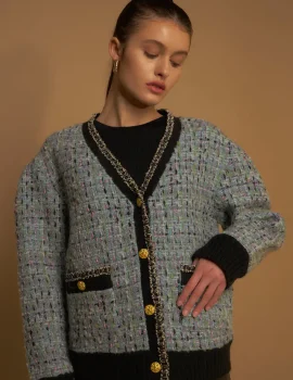 Premium Bouclé Cardigan