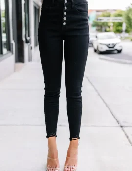 KanCan: Going Up Black High Waist Skinny Jeans