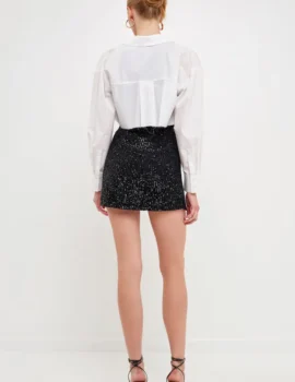 Sequin Skort