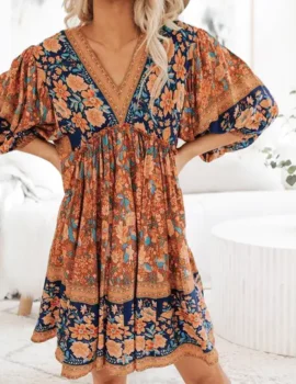 Sweet Child Flower Print Dress