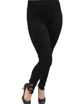 Ci Sono Ponte Leggings with Detail Ankles